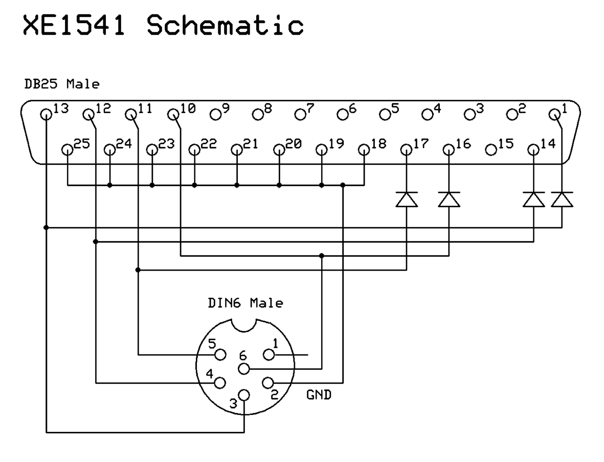 XE1541 schematic