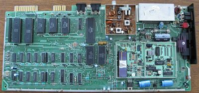 [Picture of original NTSC C64 board]